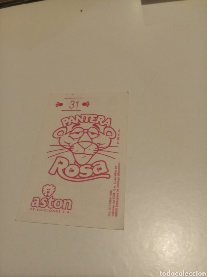 Coleccionismo cromos antiguos: La Pantera Rosa cromo - Foto 2