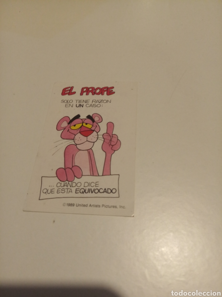 Coleccionismo cromos antiguos: La Pantera Rosa cromo - Foto 1