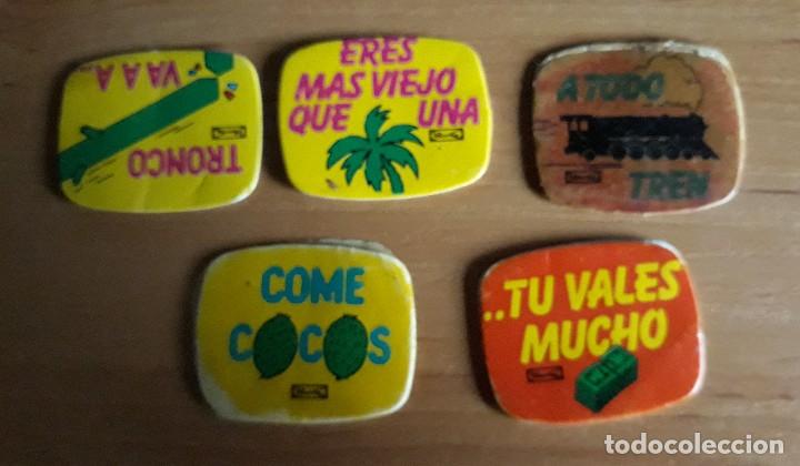 Colecionismo Cromos antigos: 5 CROMOS PEGATINAS PEGATINAS