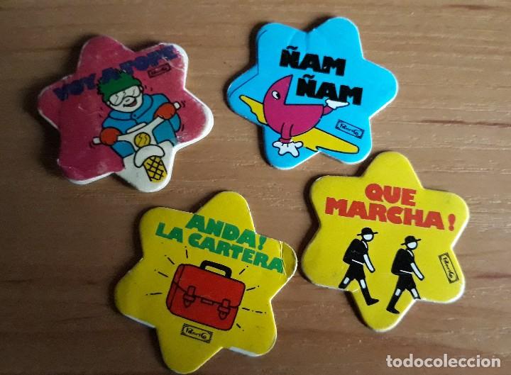 Coleccionismo cromos antiguos: 4 CROMOS PEGATINAS PANRICO - Foto 1
