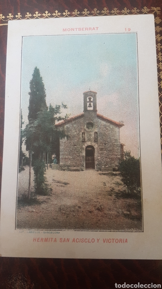 Coleccionismo cromos antiguos: 3 cromos Montserrat chocolates A. Sol&eacute; y Alsina - Foto 2