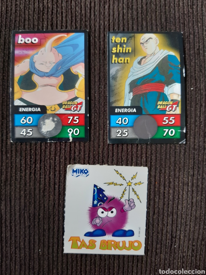 Coleccionismo Cromos antiguos: Cromos Bollycao Kaos Tas Miko Panrico Drag&oacute;n Ball Bola de dragon