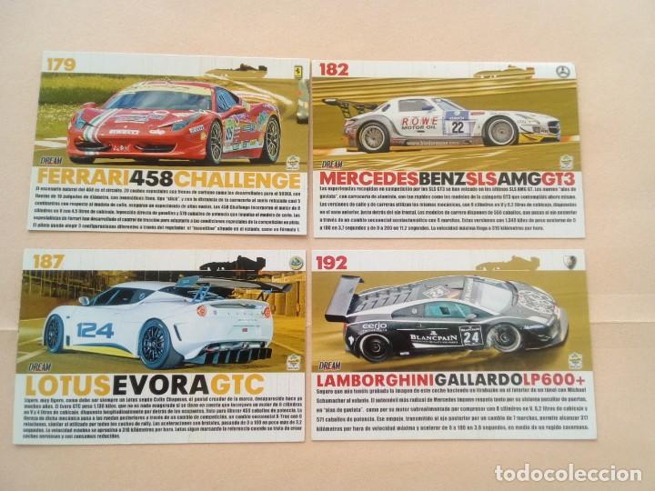 Colecionismo Cromos antigos: top cars-mc sport-n&ordm; 102-124-126-145
