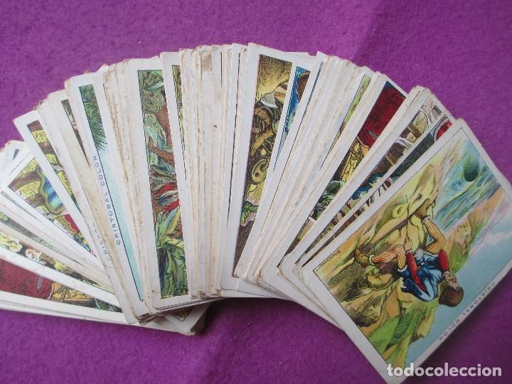Coleccionismo cromos antiguos: 147 CROMOS CRISTOBAL COLON CHOCOLATES JUNCOSA ORIGINALES - Foto 2