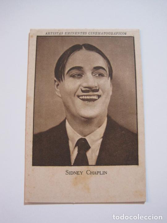 Coleccionismo Cromos antiguos: SIDNEY CHAPLIN-ARTISTAS EMINENTES-CROMO ANTIGUO-CHOCOLATES JAIME BOIX-VER FOTOS-(V-19.651)