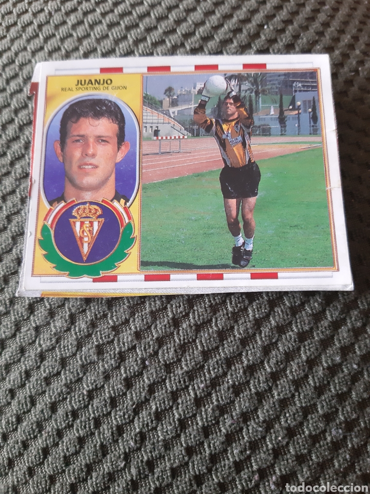Coleccionismo cromos antiguos: EDICIONES ESTE 96 97 JUANJO SPORTING GIJON RECORTADO - Foto 1
