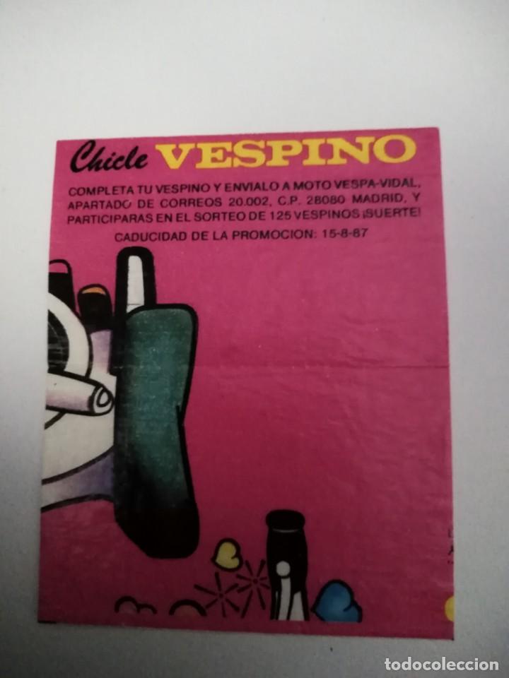 Coleccionismo cromos antiguos: cromo chicle vespino - Foto 1