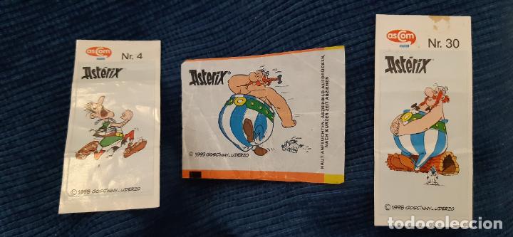 Coleccionismo cromos antiguos: LOTE 3 CROMOS CHICLE ASTERIX ob&eacute;lix ascom - Foto 1