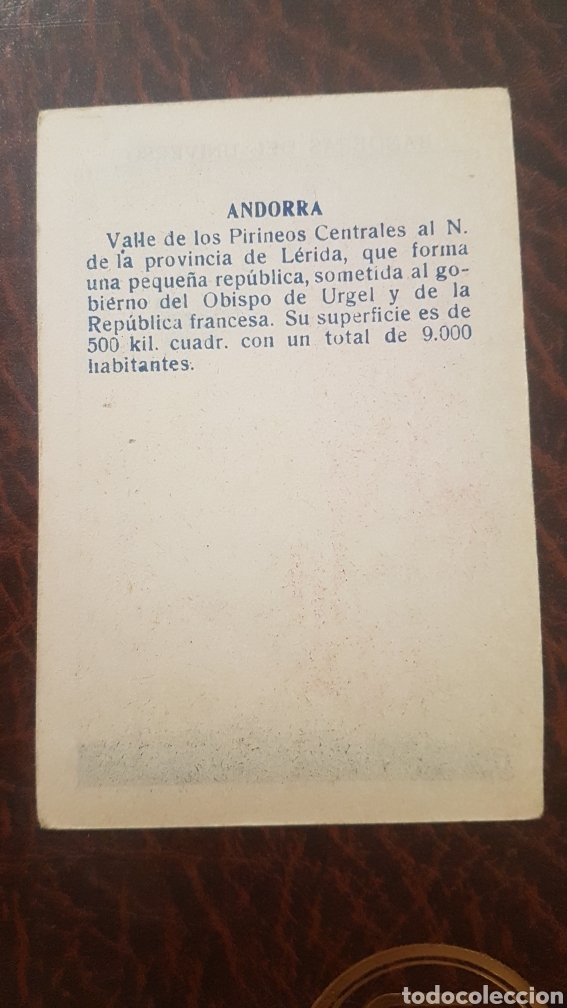 Coleccionismo cromos antiguos: Cromo banderas del universo - Foto 2