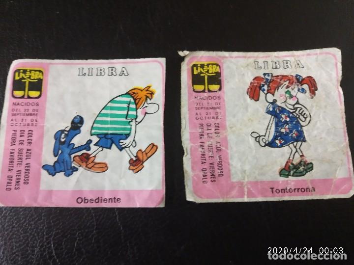 Coleccionismo cromos antiguos: CHICLE NI&Ntilde;A HOROSCOPO FLEER LIBRA. - Foto 1