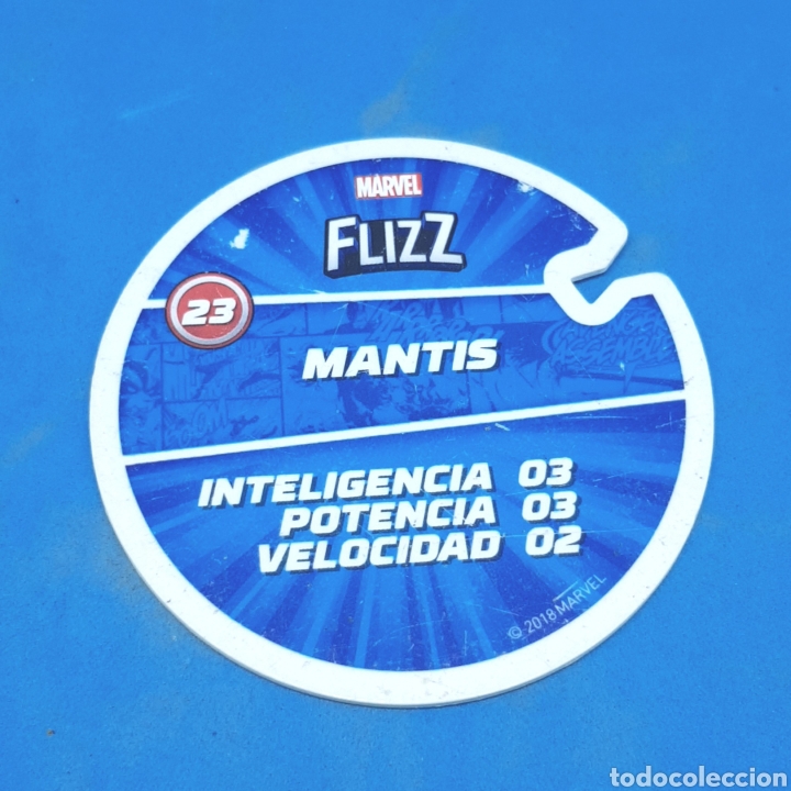 Coleccionismo cromos antiguos: (CMZ.6) TAZO MARVEL FLIZZ 2018. N&deg;23 MANTIS - Foto 2