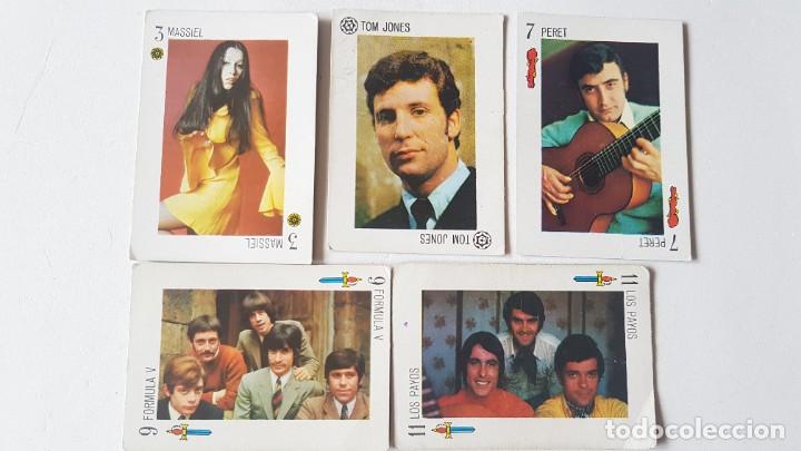 Coleccionismo Cromos antiguos: VARIOS TELE BANCO CANCION , trasera azul, Masiel, Peret, Tom Jones, F&oacute;rmula V.. por unidad 1,5 euros
