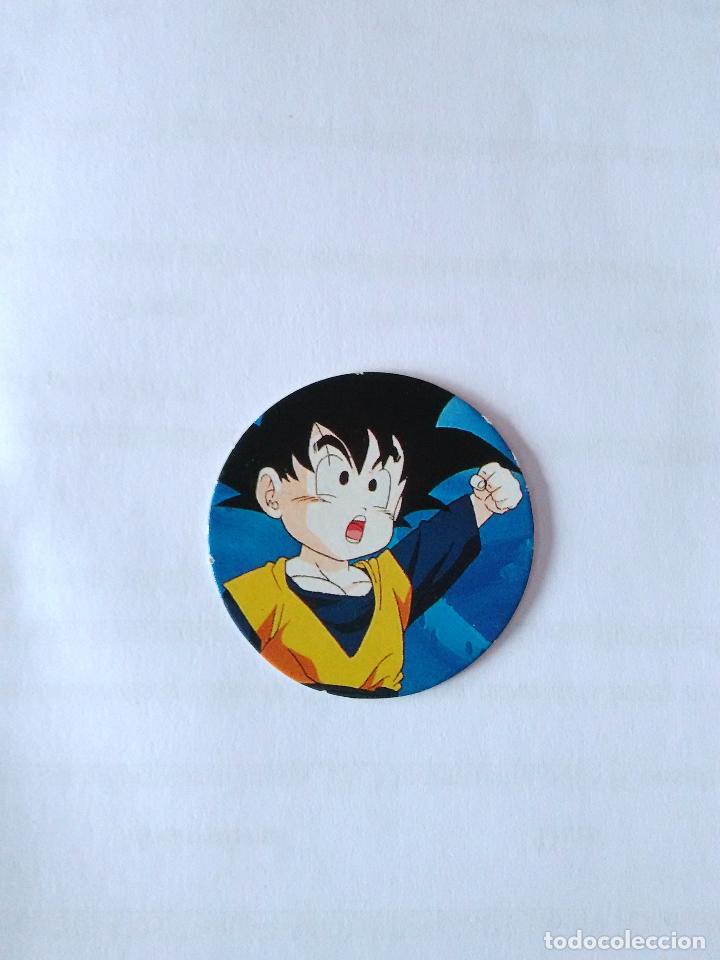 Coleccionismo Cromos antiguos: N&ordm; 32 SON GOKU PEQUE&Ntilde;O - ANTIGUO TAZO DE CART&Oacute;N BOLA DE DRAG&Oacute;N, DRAGON BALL Z CAPS