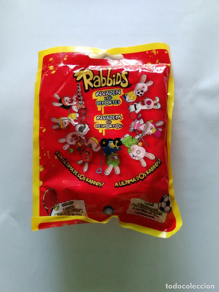 Colecionismo Cromos antigos: SOBRE SIN ABRIR RABBIDS INVADEN LOS DEPORTES UBISOFT: CONTIENE 1 FIGURA, 2 CARTAS DE JUEGO Y 1 CROMO