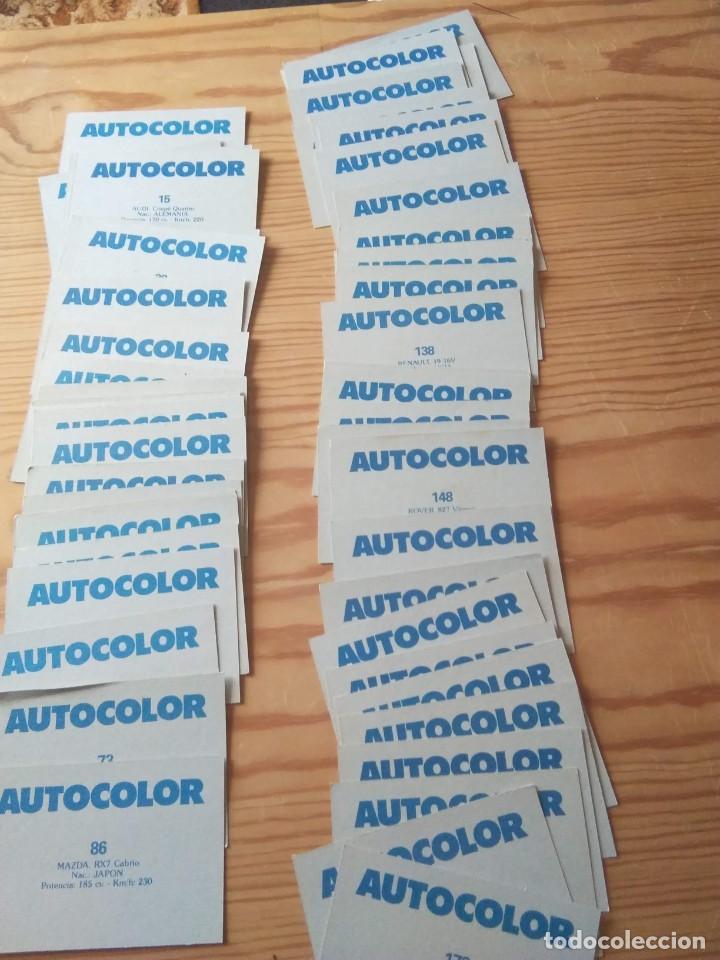 Coleccionismo cromos antiguos: 78 cromos sueltos Autocolor - Foto 3