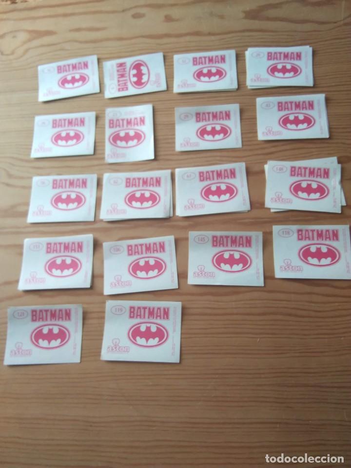 Coleccionismo cromos antiguos: 18 cromos sueltos Batman. 1989 - Foto 2