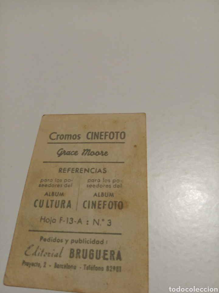 Coleccionismo cromos antiguos: Grace Moore cromos cinefoto - Foto 2
