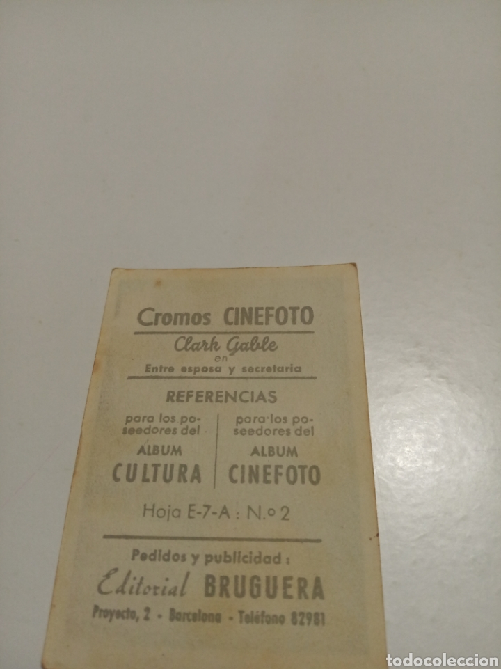 Coleccionismo cromos antiguos: Cromos cinefoto Clark gable - Foto 2