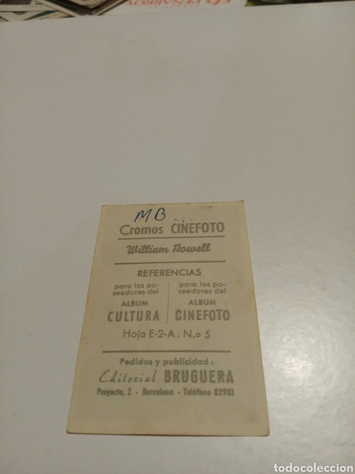 Coleccionismo cromos antiguos: William rowell cromos cinefoto - Foto 2