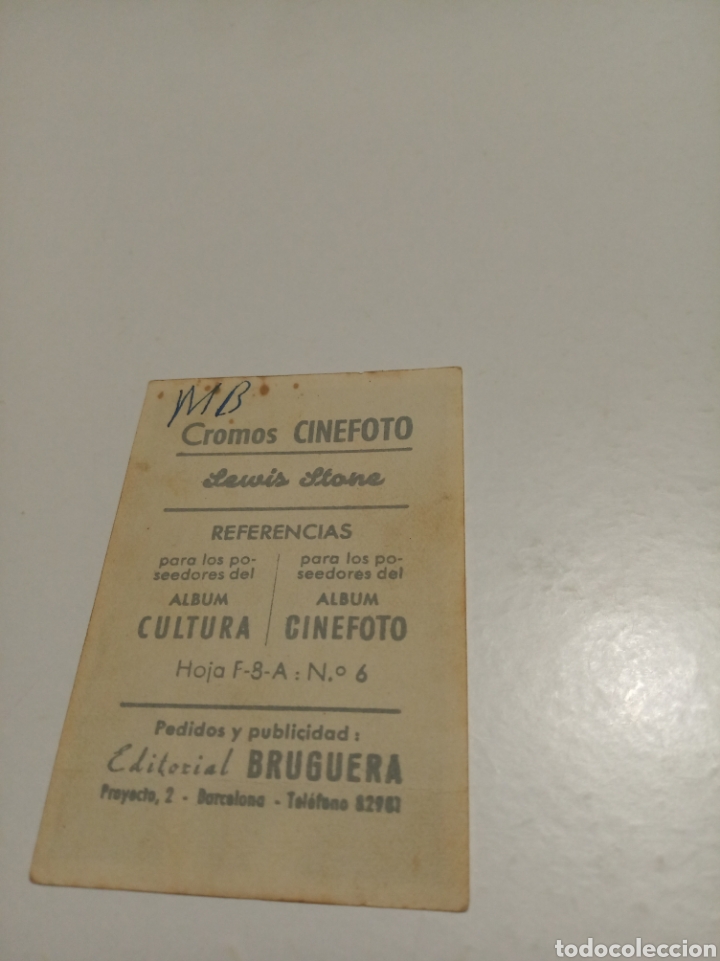 Coleccionismo cromos antiguos: Lewis Stone cromos cinefoto - Foto 2