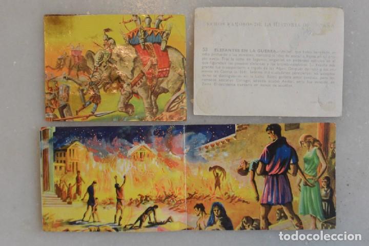 Coleccionismo cromos antiguos: LOTE 10O CROMOS HECHOS FAMOSOS HISTORIA ESPA&Ntilde;A, SE VENDEN SUELTOS 1 EURO/UNIDAD