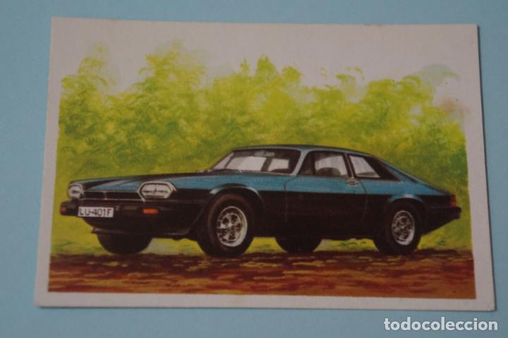 Coleccionismo Cromos antiguos: CROMO DE COCHES JAGUAR DESPEGADO N&ordm; 112 A&Ntilde;O 1982 DEL &Aacute;LBUM A TODO GAS DE MAGA