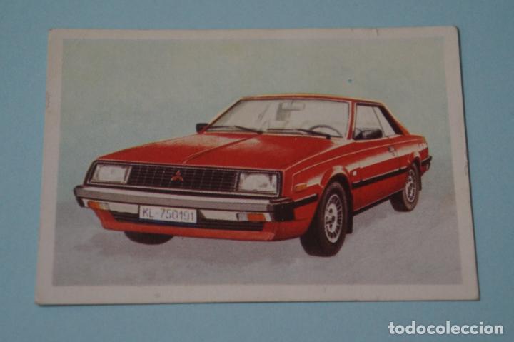 Coleccionismo Cromos antiguos: CROMO DE COCHES MITSUBISHI DESPEGADO N&ordm; 131 A&Ntilde;O 1982 DEL &Aacute;LBUM A TODO GAS DE MAGA