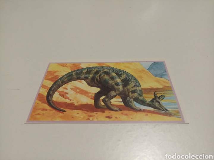 Coleccionismo cromos antiguos: Cromo dinosaurios - Foto 1
