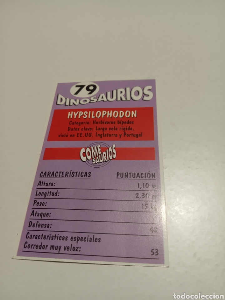 Coleccionismo cromos antiguos: Cromos dinosaurios - Foto 2