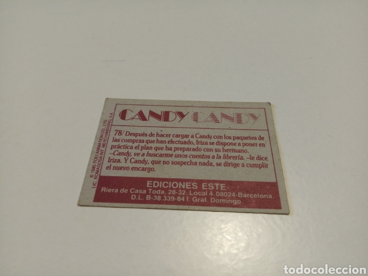 Coleccionismo cromos antiguos: Cromos Candy Candy 1985 - Foto 2