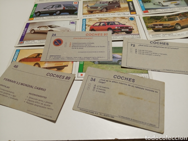 Coleccionismo cromos antiguos: Cromos coches - Foto 8