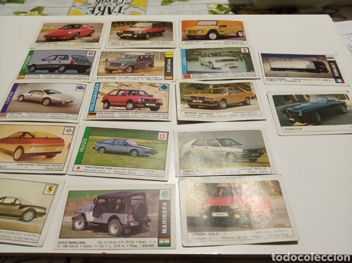 Coleccionismo cromos antiguos: Cromos coches - Foto 1