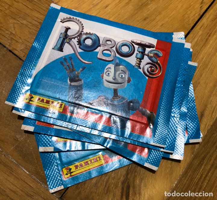 Coleccionismo cromos antiguos: Lote 10 sobres de cromos Robots de Panini. - Foto 1