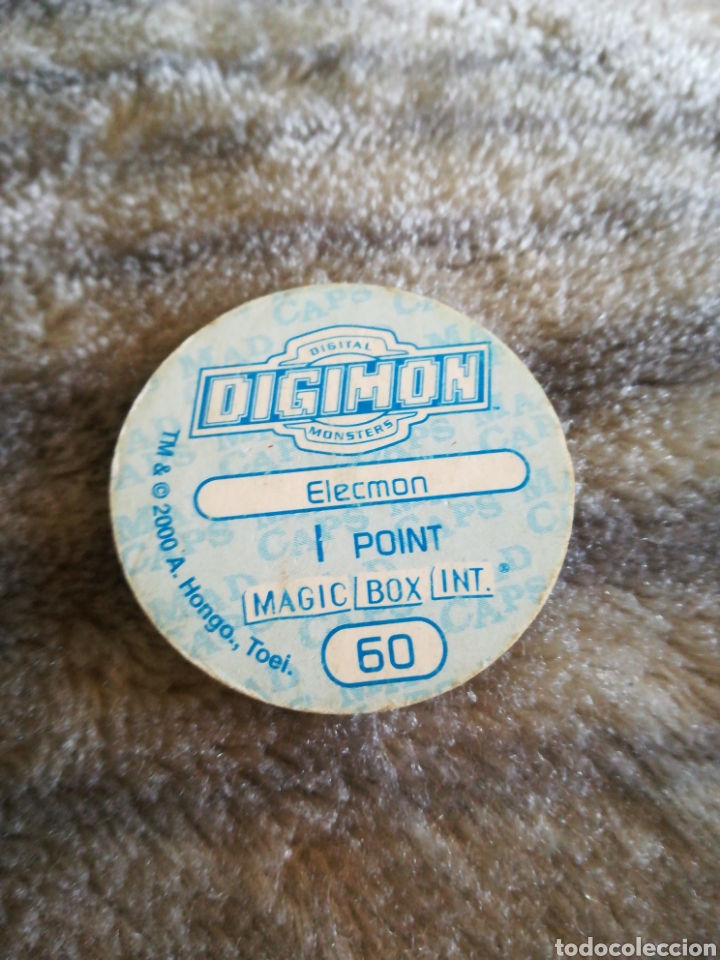 Coleccionismo cromos antiguos: Tazo N&deg;60 Digimon 2000 digital monsters magic box int - Foto 2