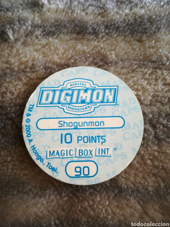 Coleccionismo cromos antiguos: Tazo N&deg; 90 Digimon 2000 digital monsters magic box int - Foto 2
