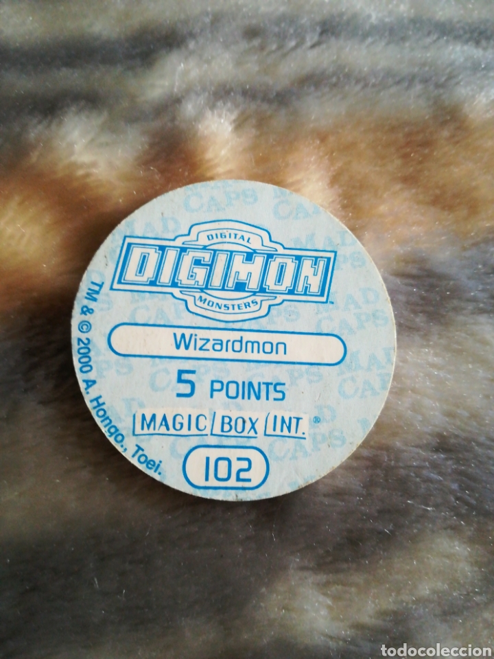 Coleccionismo cromos antiguos: Tazo N&deg; 102 Digimon 2000 digital monsters magic box int - Foto 2