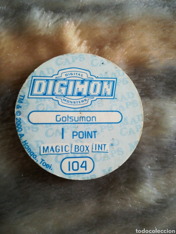 Coleccionismo cromos antiguos: Tazo N&deg; 104 Digimon 2000 digital monsters magic box int - Foto 2