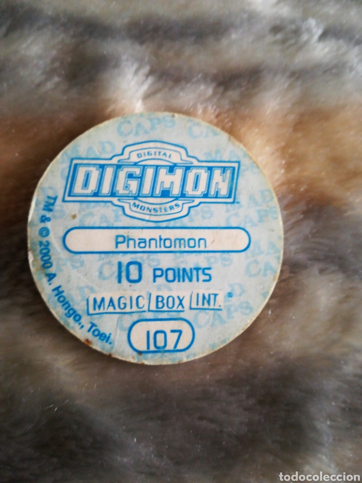 Coleccionismo cromos antiguos: Tazo N&deg; 107 Digimon 2000 digital monsters magic box int - Foto 2