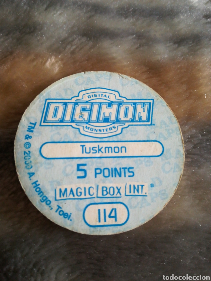 Coleccionismo cromos antiguos: Tazo N&deg; 114 Digimon 2000 digital monsters magic box int - Foto 2