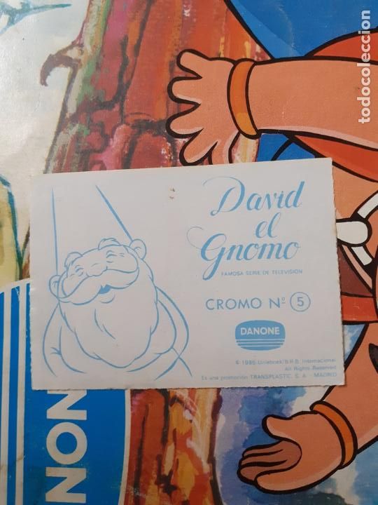 Coleccionismo cromos antiguos: DAVID EL GNOMO de Danone N 5 - Foto 2