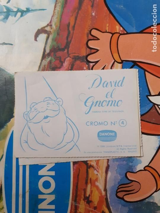 Coleccionismo cromos antiguos: DAVID EL GNOMO de Danone N 4 - Foto 2