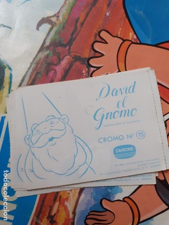 Coleccionismo cromos antiguos: DAVID EL GNOMO de Danone N 15 - Foto 2