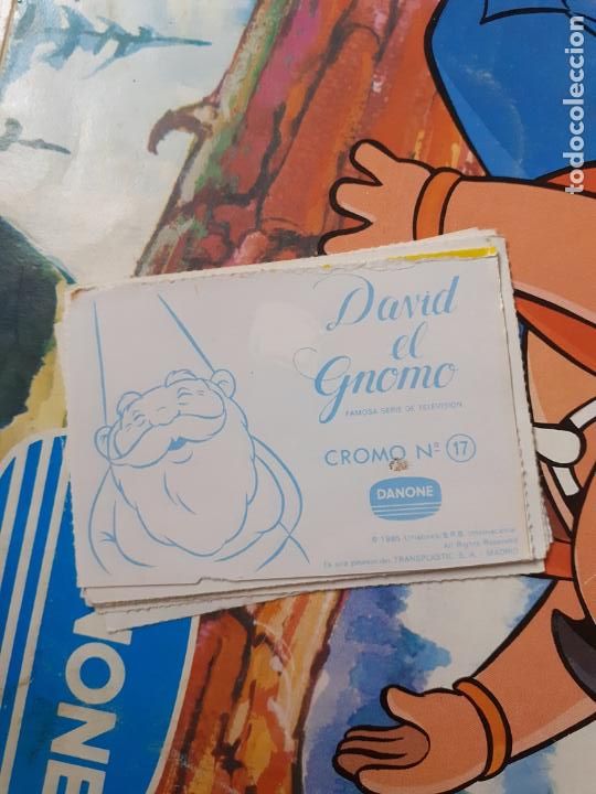 Coleccionismo cromos antiguos: DAVID EL GNOMO de Danone N 17 - Foto 2