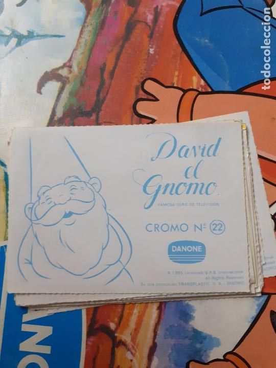 Coleccionismo cromos antiguos: DAVID EL GNOMO de Danone N 22 - Foto 2