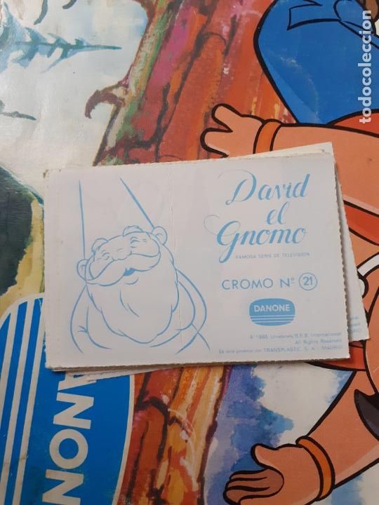 Coleccionismo cromos antiguos: DAVID EL GNOMO de Danone N 21 - Foto 2