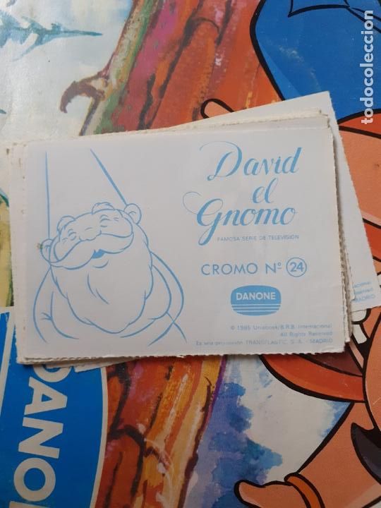 Coleccionismo cromos antiguos: DAVID EL GNOMO de Danone N 24 - Foto 2