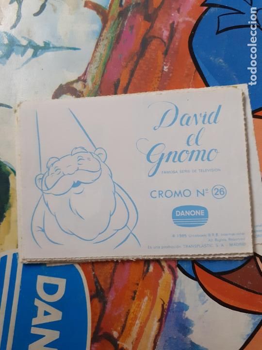 Coleccionismo cromos antiguos: DAVID EL GNOMO de Danone N 26 - Foto 2