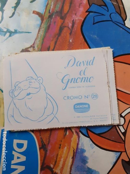 Coleccionismo cromos antiguos: DAVID EL GNOMO de Danone N 28 - Foto 2