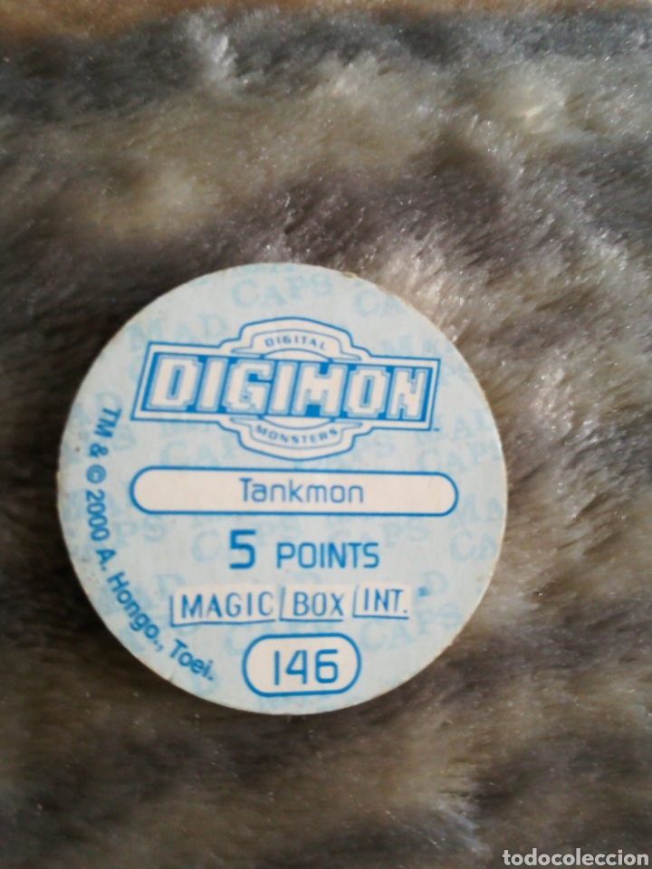 Coleccionismo cromos antiguos: Tazo N&deg; 146 Digimon 2000 digital monsters magic box int - Foto 2