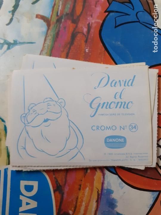 Coleccionismo cromos antiguos: DAVID EL GNOMO de Danone N 34 - Foto 2